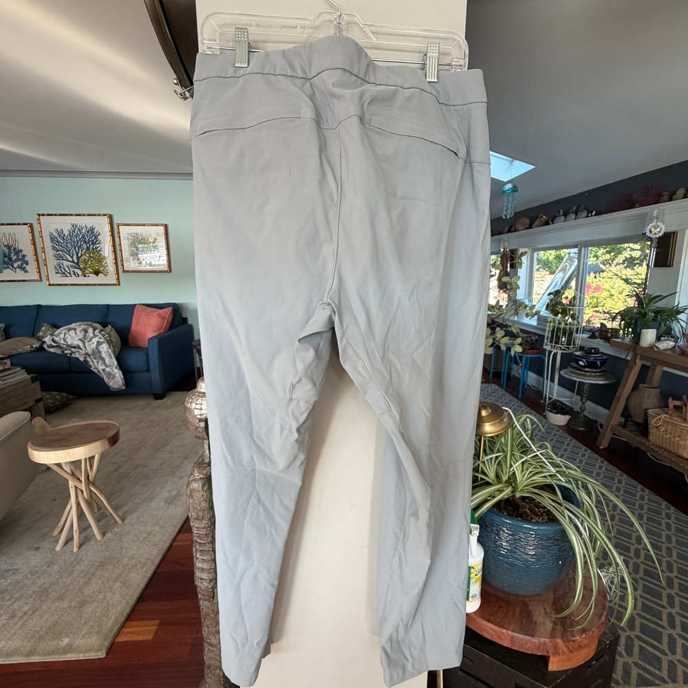 Lululemon Lab Hiking Pants Mens 36 Grey Excellent Belted Tapered Gorpcore Tech - Picture 2 of 5
